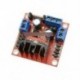 25W L298N kettős H híd DC léptetőmotor L298N meghajtó vezérlőpanel modul