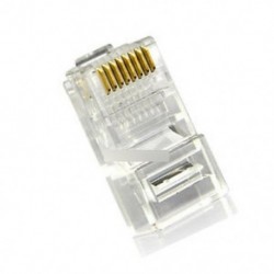 50db praktikus internetes aranyozott kábel moduláris dugaszolható adapter RJ45 8P8C CAT5E