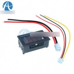 100 V 10A voltmérő ampermérő - DC 100V 10A feszültségmérő, kék   piros LED Amp Dual Digital Volt Amp mérő