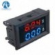 100 V 10A voltmérő ampermérő - DC 100V 10A feszültségmérő, kék   piros LED Amp Dual Digital Volt Amp mérő