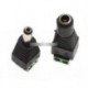 5Pairs Male Female 2.1x5.5mm DC tápcsatlakozó Jack adapter csatlakozó CCTV-hez