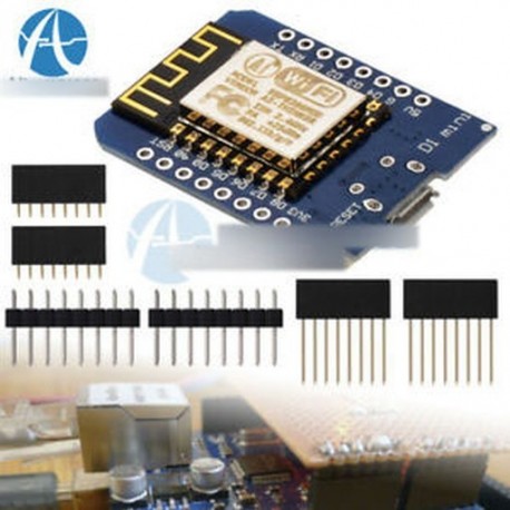 1 - ESP8266 Wifi WeMos D1 Mini ESP 12F 12E DHT22 AM2320 CP2104 CH340 NodeMCU-hoz