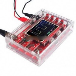 DSO138 2.4 "TFT digitális oszcilloszkóp akril tok DIY készlet SMD forrasztva