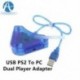 A PS 2 Converter kettős vezérlő konzol Joystick az USB 2.0 laptop PC adapterhez