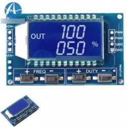 Jel PWM LCD generátor - PWM impulzus frekvencia négyzethullámú jel generátor indító ciklus kapcsoló időeltolás