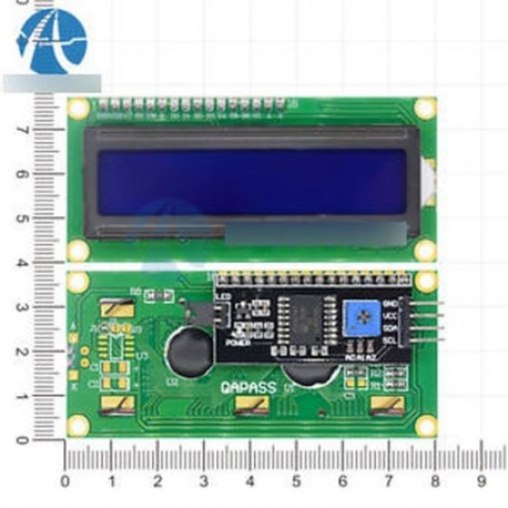 IIC / I2C / TWI / SP soros Interface1602 16X2 karakteres LCD modul kijelző kék