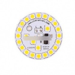 7W 5050 meleg, fehér LED-es fénykibocsátó dióda SMD 220V kiemeli a lámpatestet 50mm