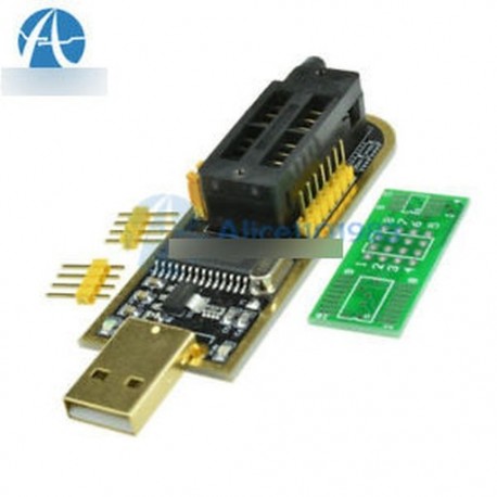 CH341A 24-es sorozatú EEPROM BIOS Writer 25 SPI útválasztás LCD Flash USB programozó ÚJ
