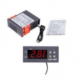 Mini-hőmérséklet-szabályozó - Digitális STC-1000 hőmérséklet-szabályozó termosztát érzékelővel