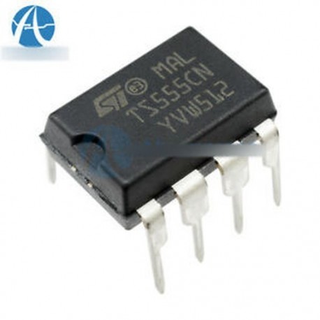 10PCSTS555CN 555 DIP8 ST IC TIMER LOW POWER CMOS NEW A 