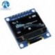 Fehér 3-5V 0.96 "SPI soros 128X64 OLED LCD LED kijelző modul Arduino