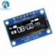 SPI 0,91 hüvelykes 128x32 fehér OLED LCD kijelző modul SSD1306 Arduino STM32  51