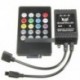 12V DC zene hang aktivált vezérlő RGB LED fénysáv 20 kulcs távirányítóhoz