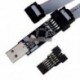 USBASP USBISP AVR programozó USB   10 tű Konvertálás Standard 6Pin adapter kártyára