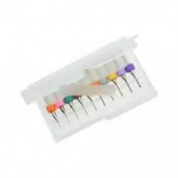 10db PCB nyomtatott áramköri lap Keményfém mikrófúrószerszám 0,3 mm-től 1,2 mm-ig