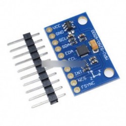 9D0F MPU 9250 SPI / IIC 9-tengelyes hozzáállás   Gyro   gyorsító   mágnesmérő modul