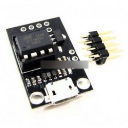 Fejlesztő programozó panel Micro USB ATtiny   DIP-8 Tiny85-20PU CHIP IC