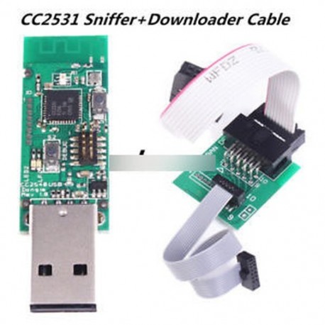 CC2531 Sniffer   kábel - CC2531 CC2540 Sniffer protokollelemző USB Dongle és BTool   letöltő Zigbee-hez