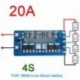 4S 20A Li-ion lítium 18650 akkumulátor BMS védelem PCB kártya 14,8V 16,8V cellás