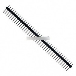 50PCS 40Pin 2,54mm Egysoros Egyenes Férfi Pin Fejléc csík PBC Ardunio