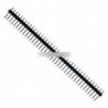 50PCS 40Pin 2,54mm Egysoros Egyenes Férfi Pin Fejléc csík PBC Ardunio
