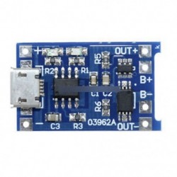 10PCS 5V Micro USB 1A 18650 lítium akkumulátor töltő panel töltő modul