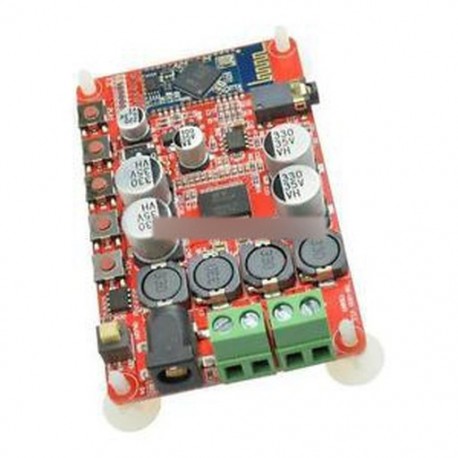 TDA7492 tábla - TDA7492P 4.0Audio Bluetooth vevőkészülék digitális erősítőpanel 50W   50W akril doboz