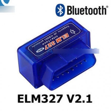 Kék - ELM327 V2.1 OBD2 II Mini Bluetooth diagnosztikai autó automatikus interfész szkenner