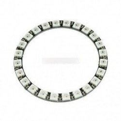WS2812B 5050 RGB LED gyűrű 24Bit RGB LED   integrált illesztőprogramok Arduino