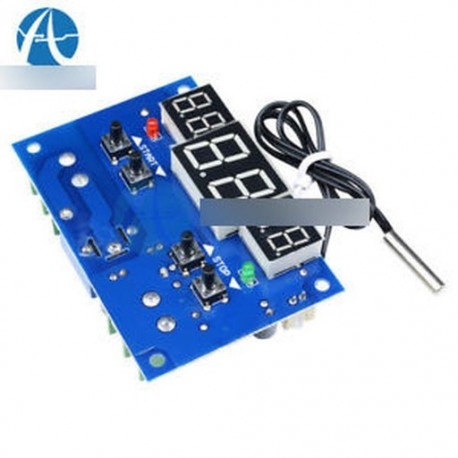 DC 24V digitális LED hőmérséklet termosztát-szabályozó -9 ° C-tól 99 ° C-ig