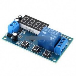 Nagy teljesítményű digitális LED késleltetés időzítő modul kapcsoló vezérlő relé DC 24V