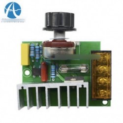 4000W 220V AC SCR feszültségszabályozó Dimmer termosztát elektromos motorvezérlő