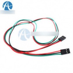 10Pcs70 cm 3Pin kábelkészlet Női-női áthidaló vezeték Arduino 3D nyomtató