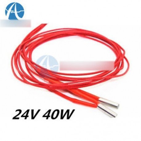 5PCS Reprap 24v 40W kerámiapatron huzal fűtés 3D nyomtatóhoz Prusa Mendel