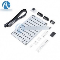 FFT 8x8 hangjelző piros DIY készlet FFT hangfrekvenciás hangvezérlő LED Precis