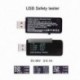 LCD USB detektor feszültségmérő Ampermérő teljesítménykapacitása Tápfeszültség kikapcsolása