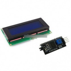 2004 20x4-es LCD kijelző   IIC / I2C / TWI / SPI soros interfész kártya modul