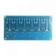 6 csatornás 5V-os relé kártya modul Optikai csatlakozó LED Arduino PiC ARM AVR