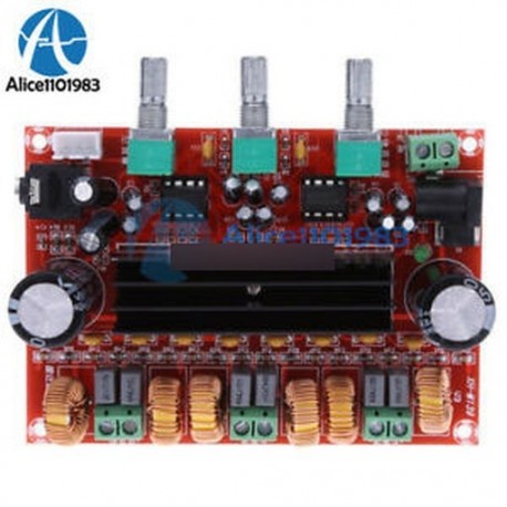 2x50 W   100W - TPA3116 D2 2x50W 2x50W   100W 2x120W D osztályú kétcsatornás digitális sztereó erősítő
