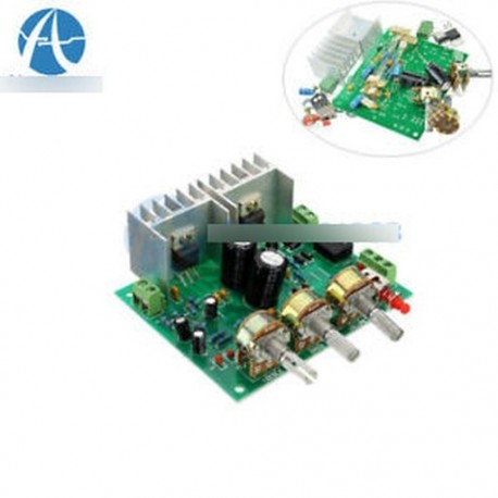 TDA2030A Két 2-csatornás 15W   15W hifi 2.0 sztereó erősítő AMP Board DIY készlet