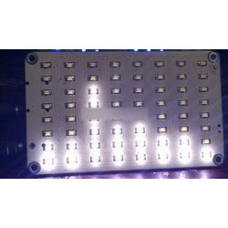 DIY készlet 8x8 hangjelző fehér szín FFT hangfrekvenciás Y3 hangvezérlés LED