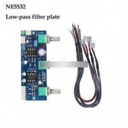 DC 12V-24V aluláteresztő szűrő NE5532 Subwoofer 2.1CH / előerősítő előerősítő panel