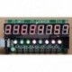 8xDigital cső   8x kulcs   8x dupla színű LED modul TM1638 AVR Arduino