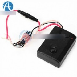 Audio Zene Hang Hangérzékelő LED Csík Fényvezérlő 10A 12V Fekete