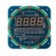 DIY DS1302 forgó LED elektronikus digitális óra készlet 51 SCM Learning Board 5V