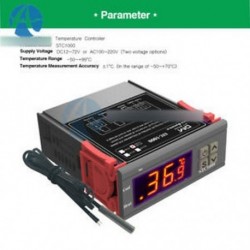 STC-1000 110-220V - MH1210W STC-1000 digitális 90 ~ 250V / 110-220V AC hőmérséklet szabályozó termosztát