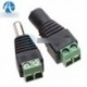 20Pairs Male Female 2.1x5.5mm DC tápcsatlakozó Jack adapter csatlakozó CCTV-hez