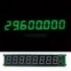 Jelfrekvencia-számláló RF 0.1-60MHz 20MHz ~ 2.4GHz Green Cymometer Tester 8LED