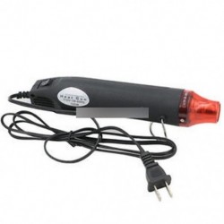110 V 300W-os hőfegyver fekete - 300W 110V / 220V hőszabályozó eszköz forró levegő hőmérsékletű elektromos fúvóka