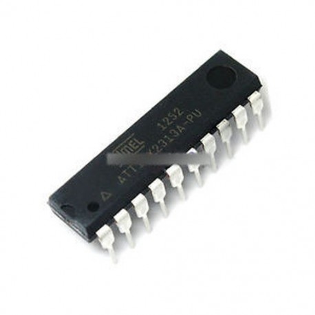10PCS ATMEL ATTINY 2313 ATTINY2313-20PU DIP-20 MCU AVR CHIP IC új